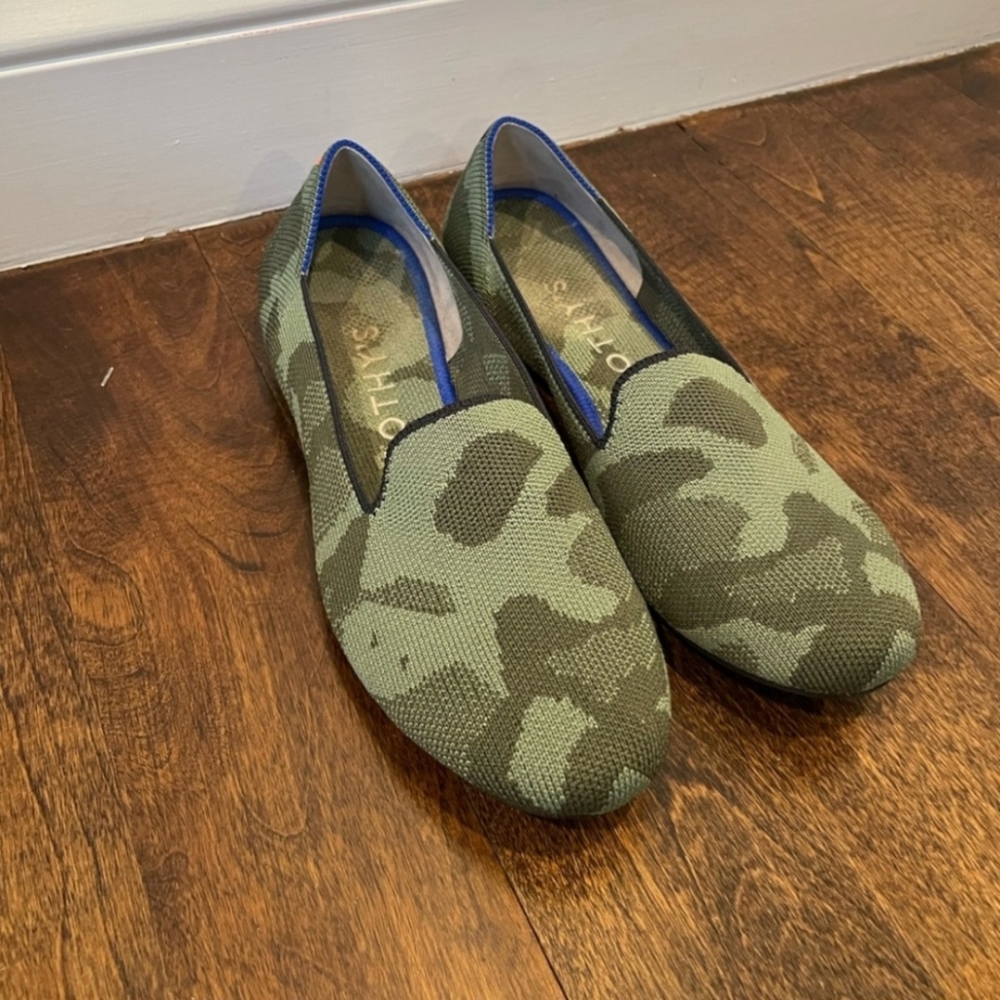 Rothy Camo Loafers Size 7.5